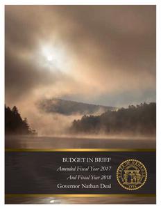Budget in brief, amended fiscal year 2017 and fiscal year 2018