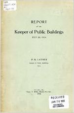 Report of the Keeper of Public Buildings and Grounds, 1914 July 20