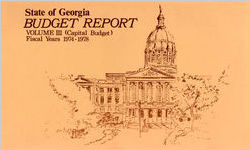 State of Georgia budget report volume III (capital budget) fiscal years 1974-1978