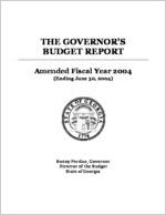 Amended budget report, fiscal year 2004
