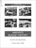 Amended budget report for the fiscal year ending June 30, 1998