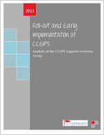 Roll-out and early implementation of CCPGS: analysis of the CCPGS supports inventory survey, 2013