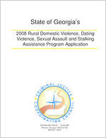 2008 Rural Domestic Violence, Dating Violence, Sexual Assault and Stalking Assistance Program application