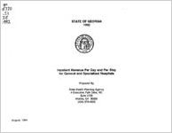 Inpatient revenue per day and per stay for general and specialized hospitals. [Aug. 1994]