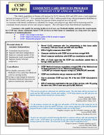 Community Care Services Program: annual report, state fiscal year 2011 summary