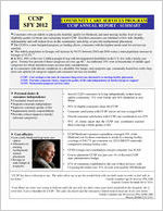 Community Care Services Program: annual report, state fiscal year 2012 summary
