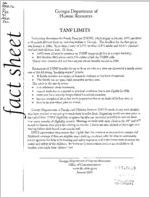 Fact sheet: TANF limits [No. 94 (Jan. 2002)]