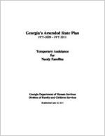 Georgia's amended state plan FFY 2009-FFY 2011: Temporary Assistance for Needy Families [June 10, 2011]