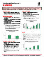 2008 Georgia data summary: asthma [Aug. 2008]