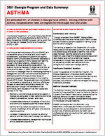 2007 Georgia program and data summary: asthma [2007]