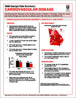 2008 Georgia data summary: cardiovascular disease