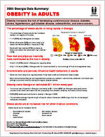 2005 Georgia data summary: obesity in adults [Dec. 2005]