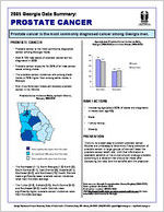 2005 Georgia data summary. Prostate cancer