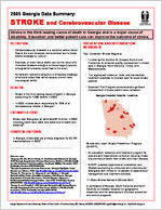 2005 Georgia data summary: stroke and cerebrovascular disease [Jan. 2006]