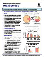 2008 Georgia data summary: tobacco use [Aug. 2008]