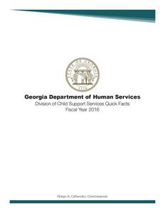 Division of Child Support Services quick facts 2016