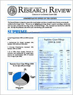 Research review (Georgia. Administrative Office of the Courts), 2000