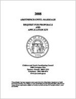 2008 Abstinence education (Georgia. Children and Youth Coordinating Council)