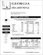 Georgia area labor profile: Atkinson County area [1994]