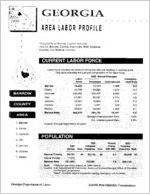 Georgia area labor profile: Barrow County area [1994]
