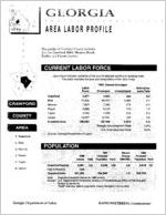 Georgia area labor profile: Crawford County area [1994]