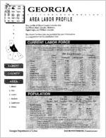 Georgia area labor profile: Elbert County area [1995]