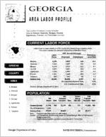 Georgia area labor profile: Greene County area [1994]