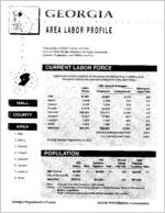 Georgia area labor profile: Hall County area [1994]