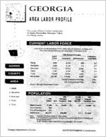Georgia area labor profile: Harris County area [1994]
