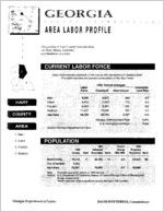 Georgia area labor profile: Hart County area [1994]
