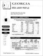 Georgia area labor profile: Meriwether County area [1994]