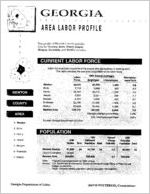 Georgia area labor profile: Newton County area [1994]