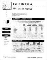 Georgia area labor profile: Pike County area [1994]