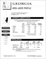 Georgia area labor profile: Whitfield County area [1994]