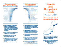 Georgia area occupational trends: WIA area #3 and #6 - City of Atlanta and balance of Fulton Co., projections to 2008