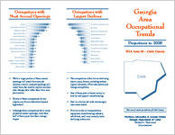 Georgia area occupational trends: WIA area #4 - Cobb County, projections to 2008