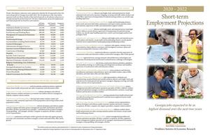2019-2021 Short-term employment projections
