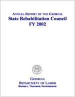 Annual report of the Georgia State Rehabilitation Council, FY 2002