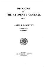 Opinions of the Attorney General 1970