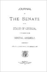 Journal of the Senate of the State of Georgia, at the session of the General Assembly, commenced at Atlanta, Wednesday, November 5, 1890