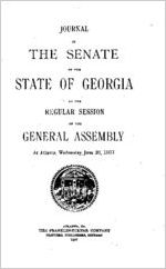 Journal of the Senate of the State of Georgia at the regular session of the General Assembly at Atlanta, Wednesday, June 26, 1907