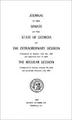 Journal of the Senate of the State of Georgia at the extraordinary session, commenced at Atlanta, June 6, 1955 and adjourned June 17, 1955, the regular session, commenced at Atlanta, January 9th, 1956 and adjourned February 17th, 1956