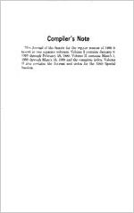 Journal of the Senate of the State of Georgia regular session 1989 volume two, commenced at Atlanta, Georgia, Monday, January 9, 1989 and adjourned Wednesday, March 15, 1989