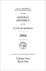 Acts and resolutions of the General Assembly of the State of Georgia 2006 [2006]