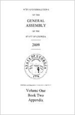Acts and resolutions of the General Assembly of the State of Georgia 2009 [2009]