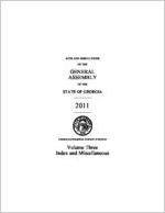 Acts and resolutions of the General Assembly of the State of Georgia 2011 [2011]