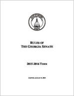 Rules of the Georgia State Senate 2015 January 12