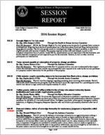 2016 session report [2016]