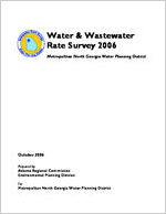 Water & wastewater rate survey, 2006