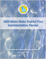 2009 metro water District Plan implementation review